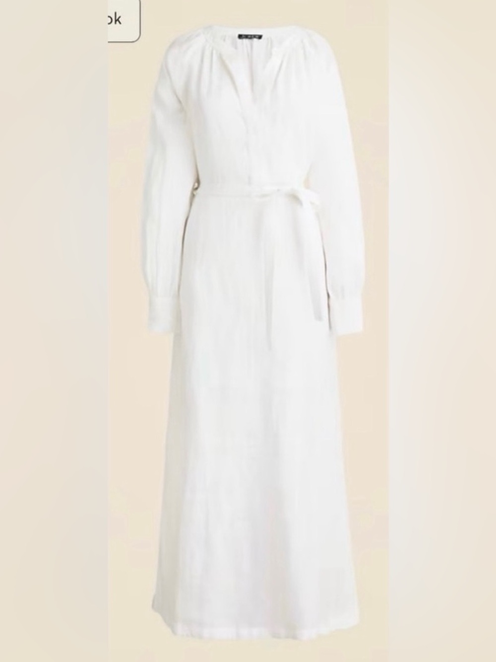 J.Crew Tall Cabana dress in linen - Picture 2 of 9